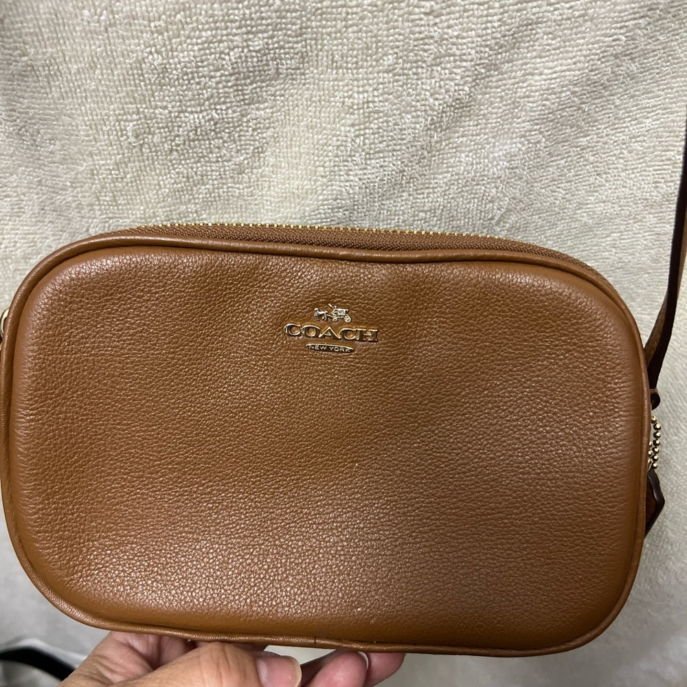Coach leather crossbody bag